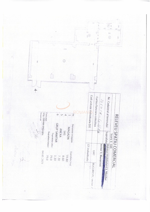 Spatiu comercial 60 mp Bucuresti/Mosilor