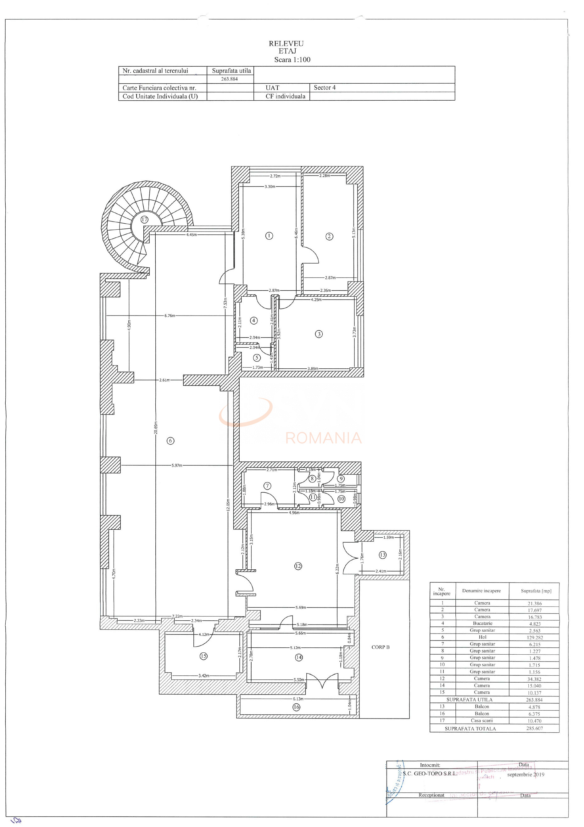 Spatiu comercial 630 mp Bucuresti/Tineretului