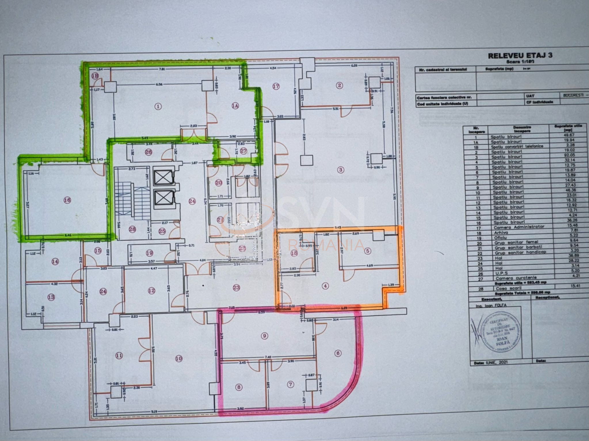 Spatiu comercial 75.23 mp Bucuresti/Barbu Vacarescu