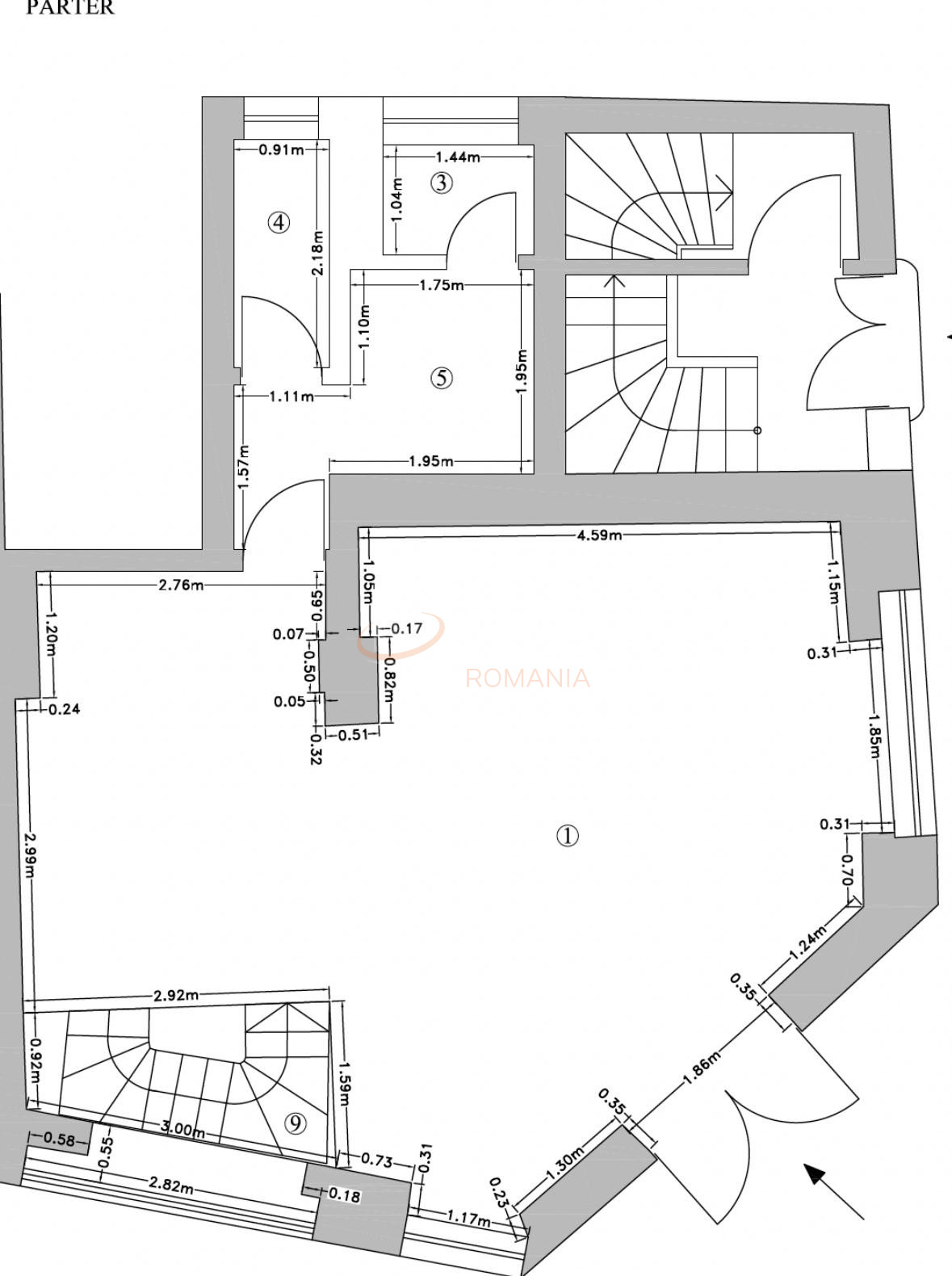 Spatiu comercial 80 mp Bucuresti/1 Mai