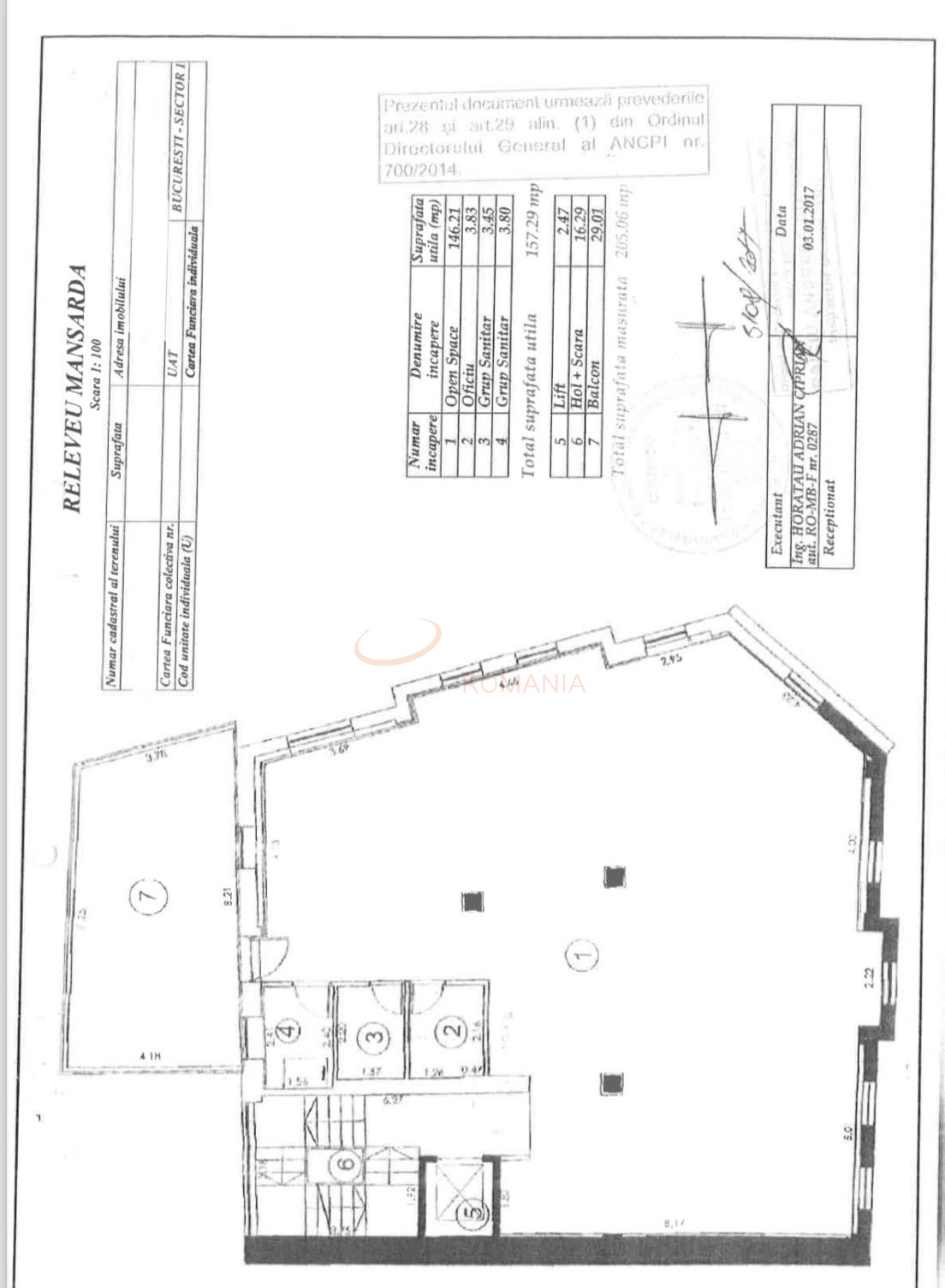 Spatiu comercial 801.32 mp Bucuresti/Cismigiu