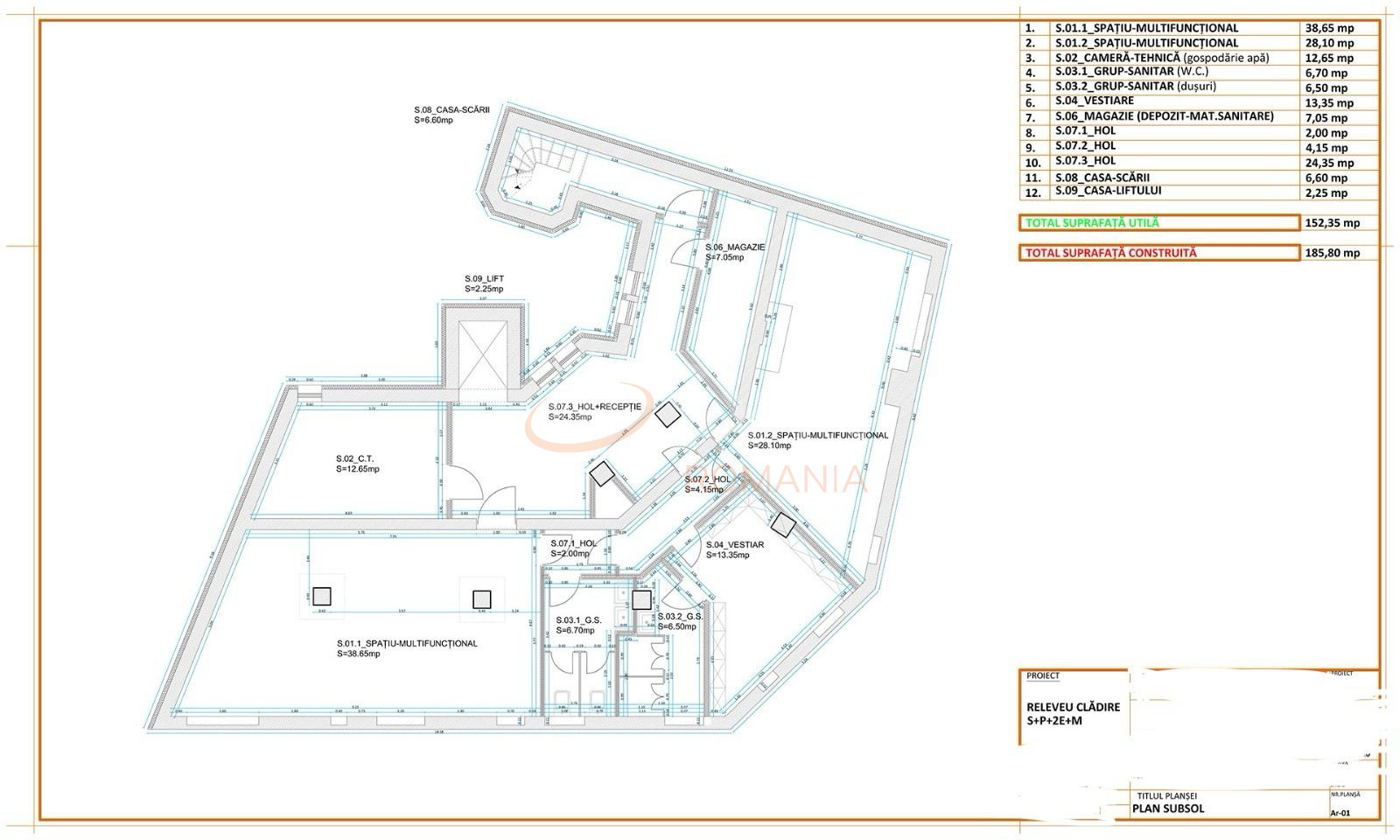 Spatiu comercial 856 mp Bucuresti/Dacia
