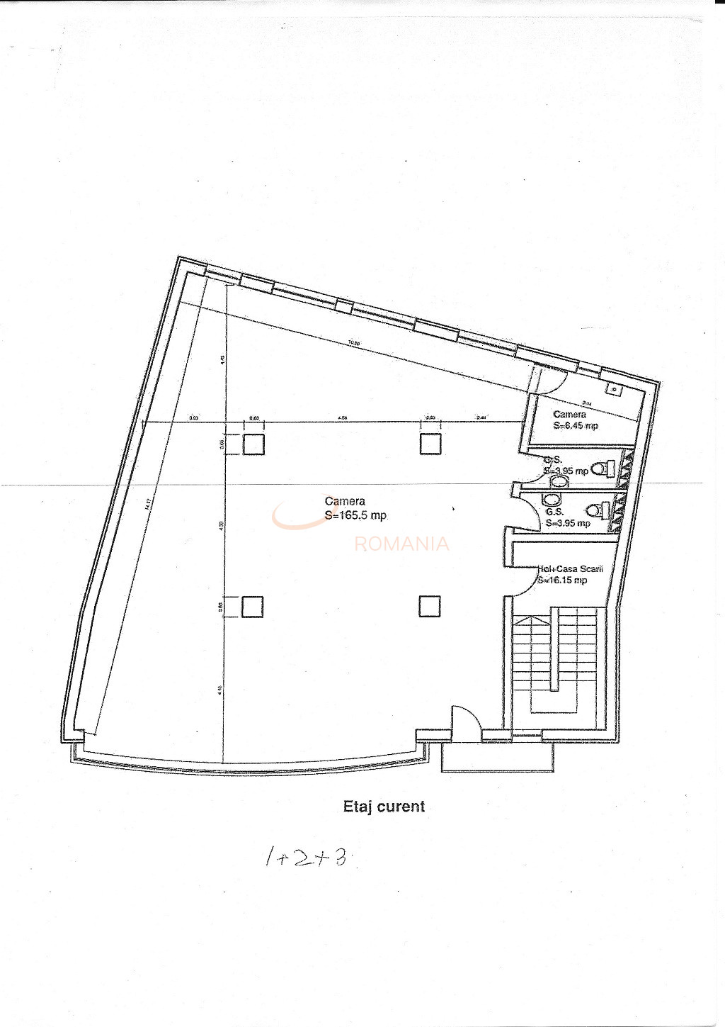 Spatiu comercial 870 mp Bucuresti/Cotroceni