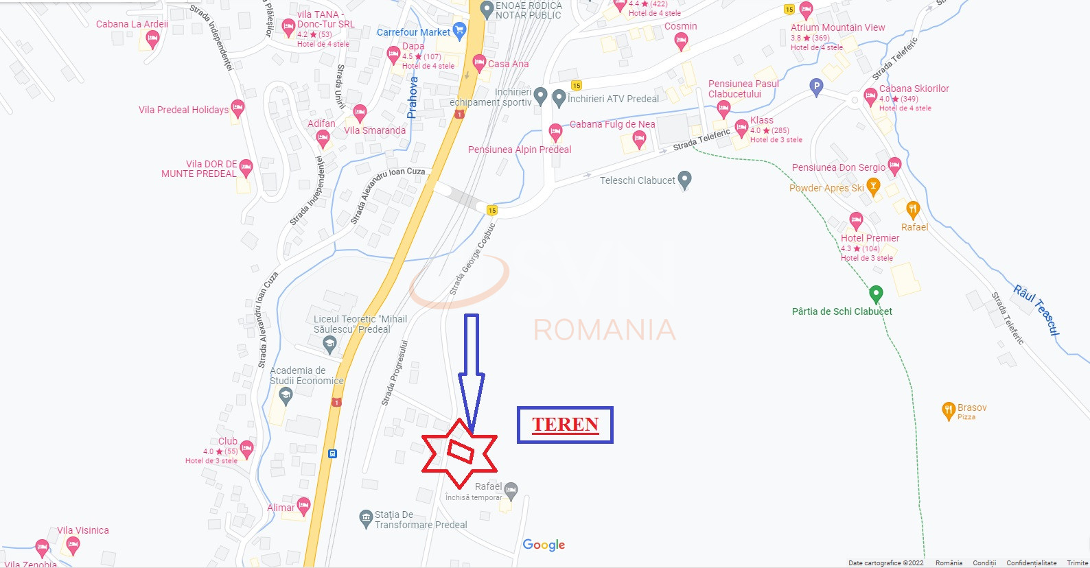 Teren 1000 mp Brasov/Centru