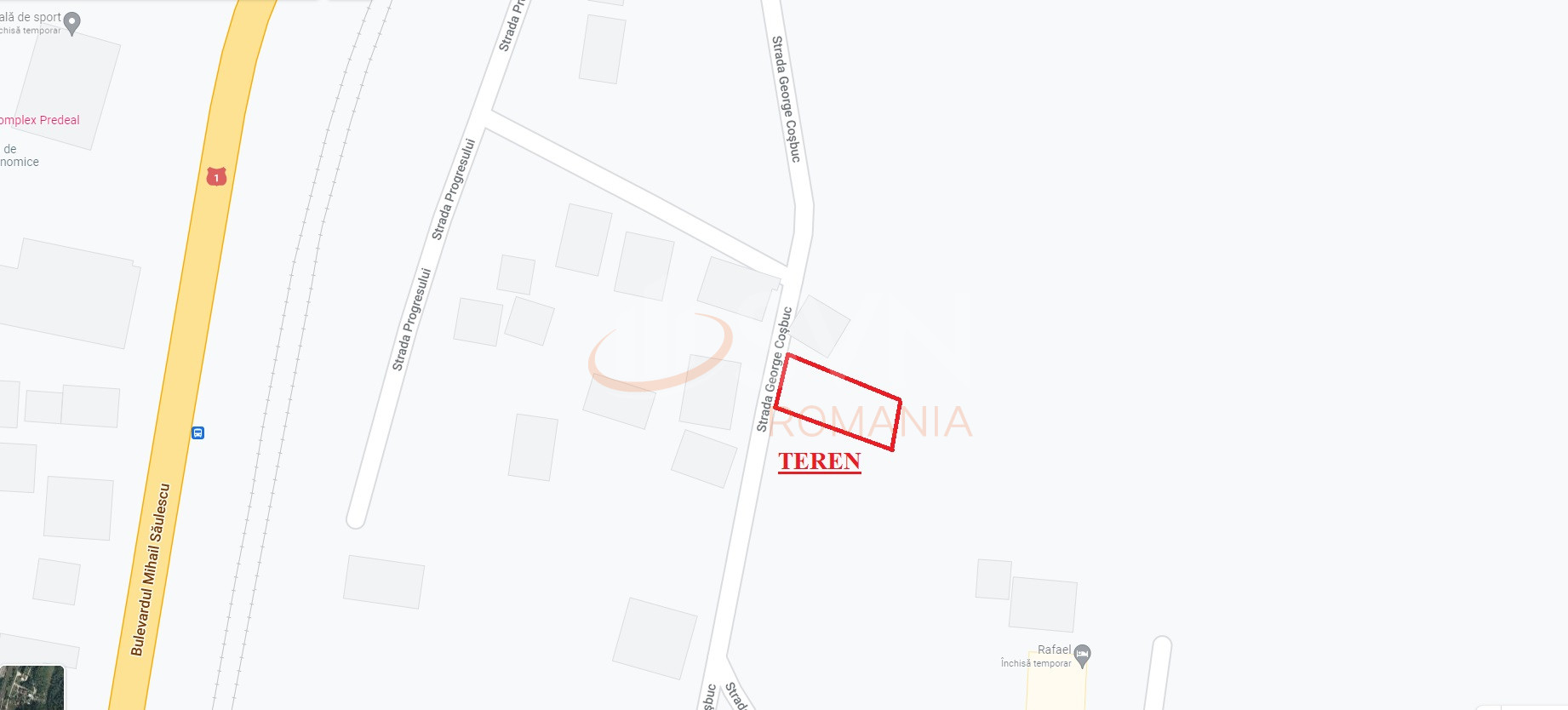 Teren 1000 mp Brasov/Centru