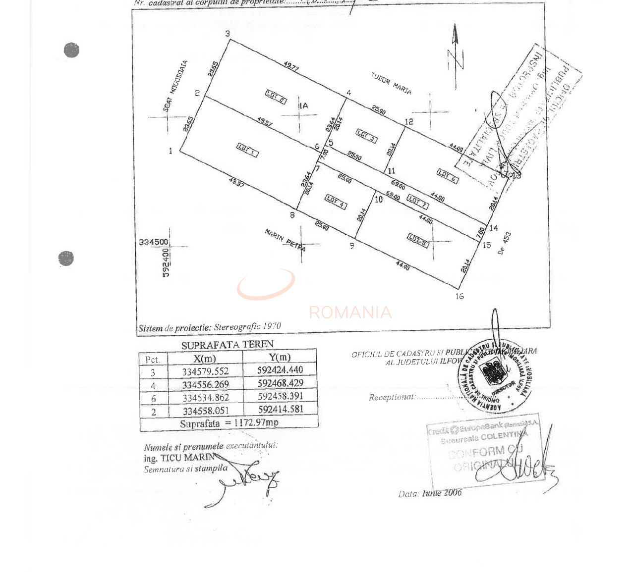 Teren 1172 mp Ilfov/Voluntari