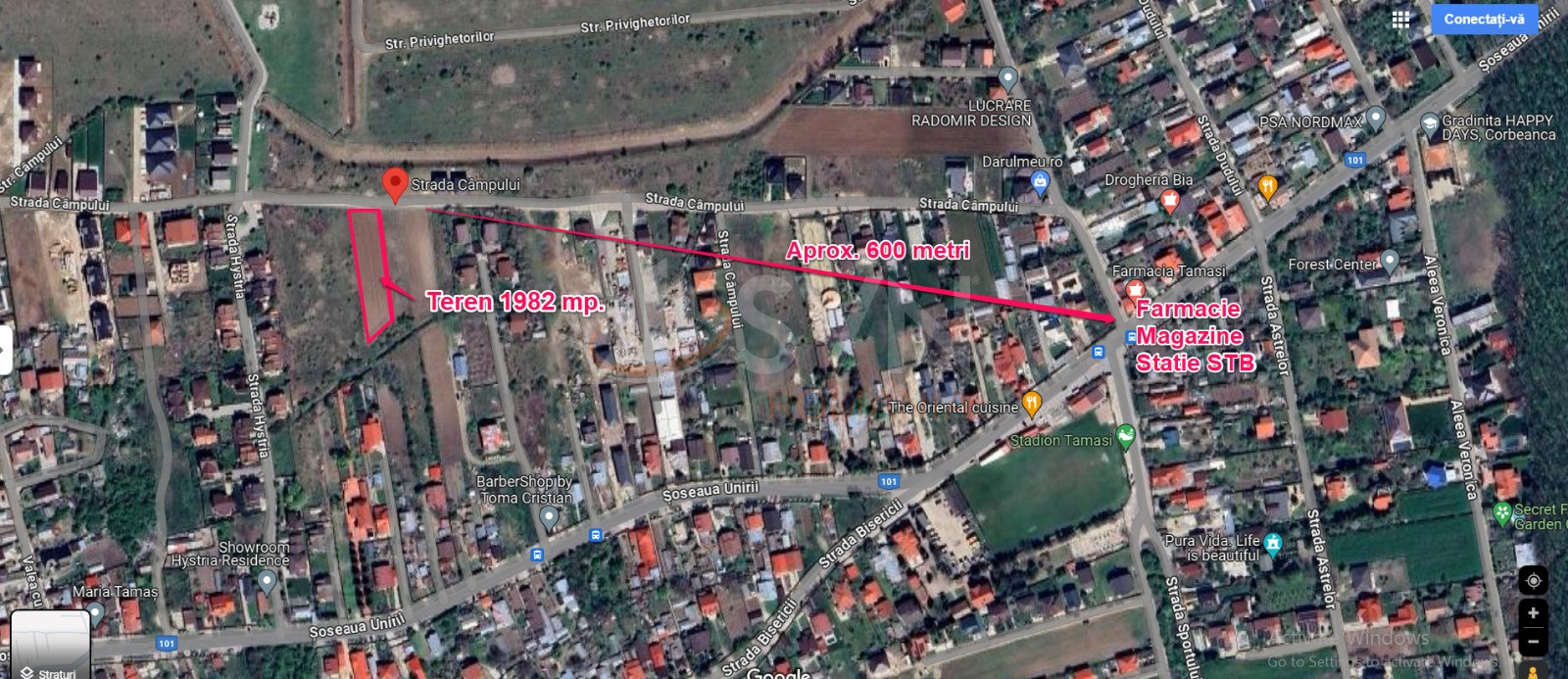 Teren 1982 mp Ilfov/Corbeanca