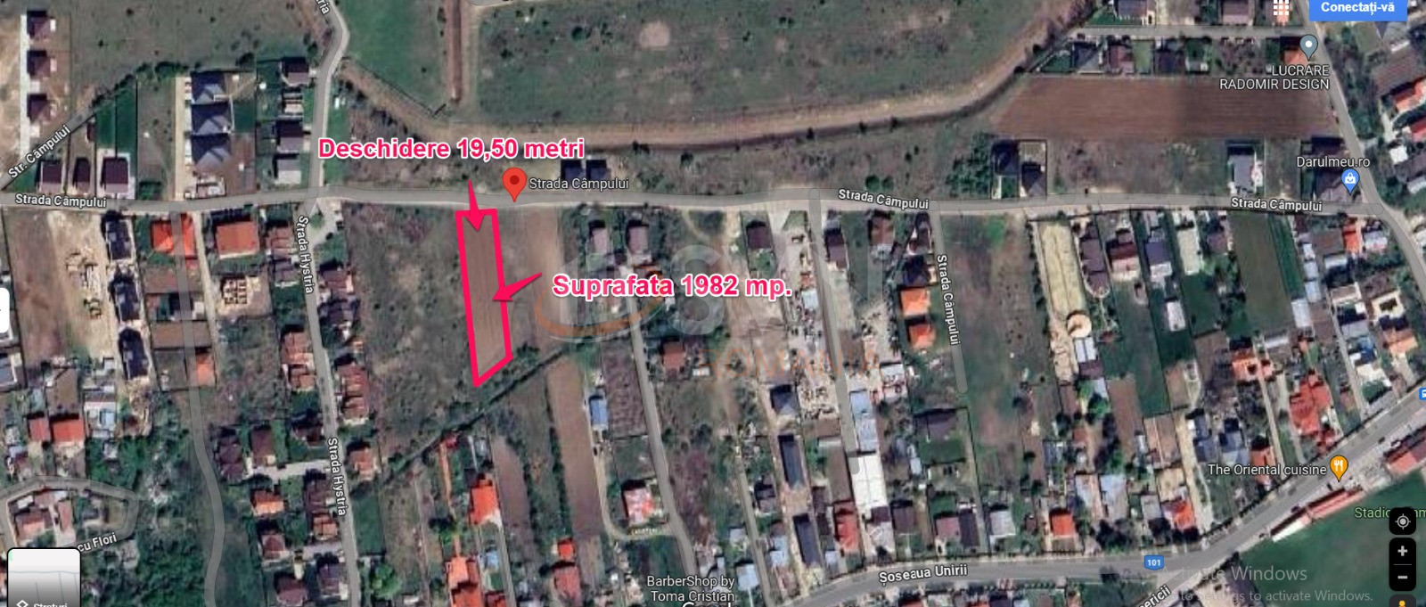 Teren 1982 mp Ilfov/Corbeanca