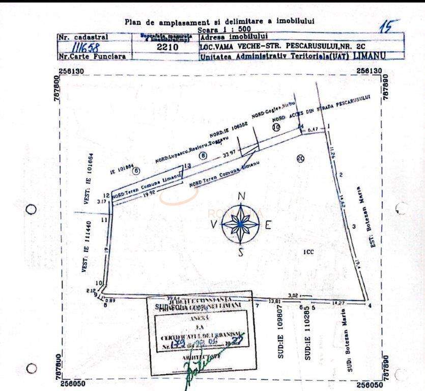 Teren 2210 mp Constanta/Centru