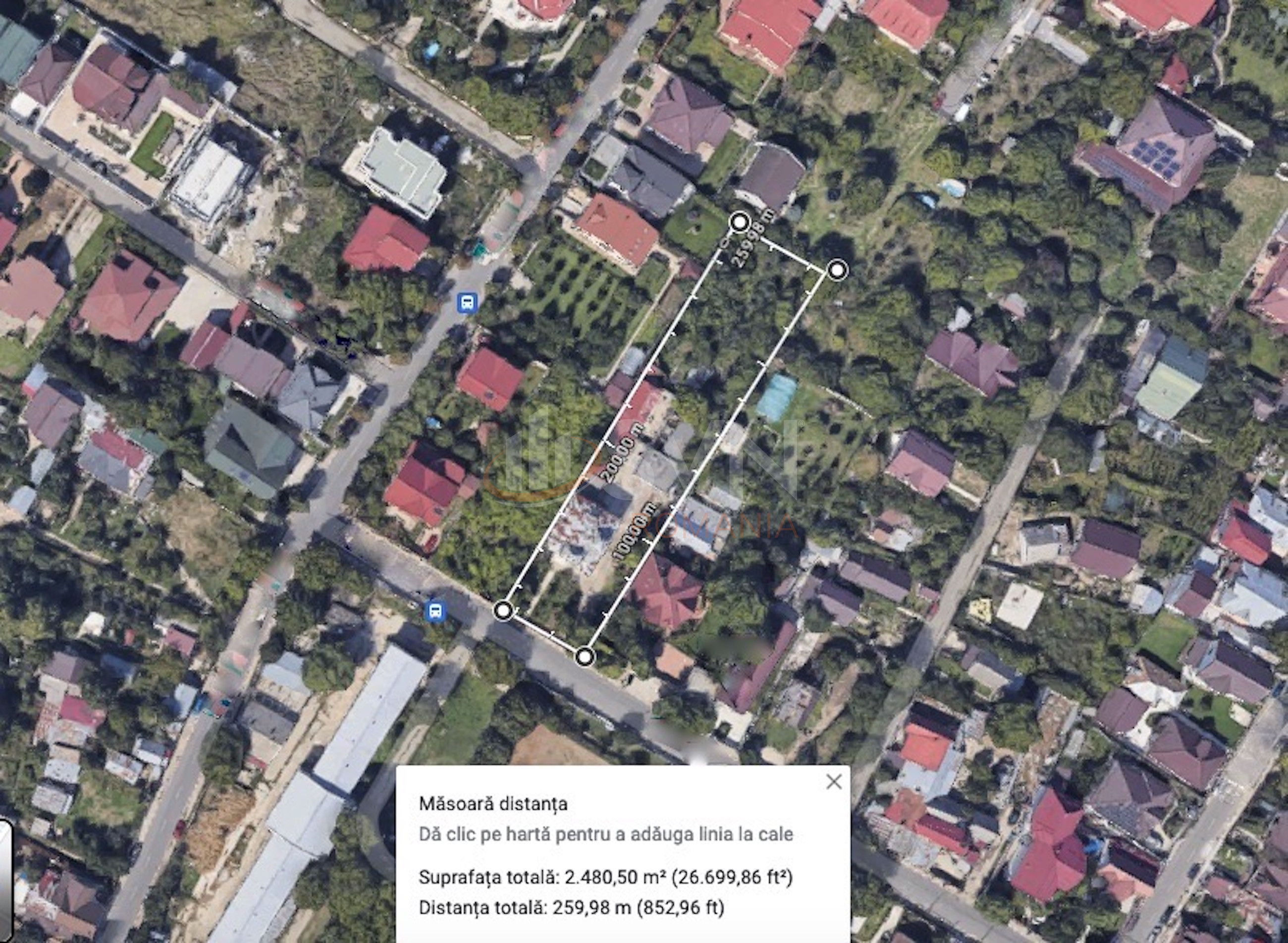 Teren 2400 mp Ilfov/Voluntari