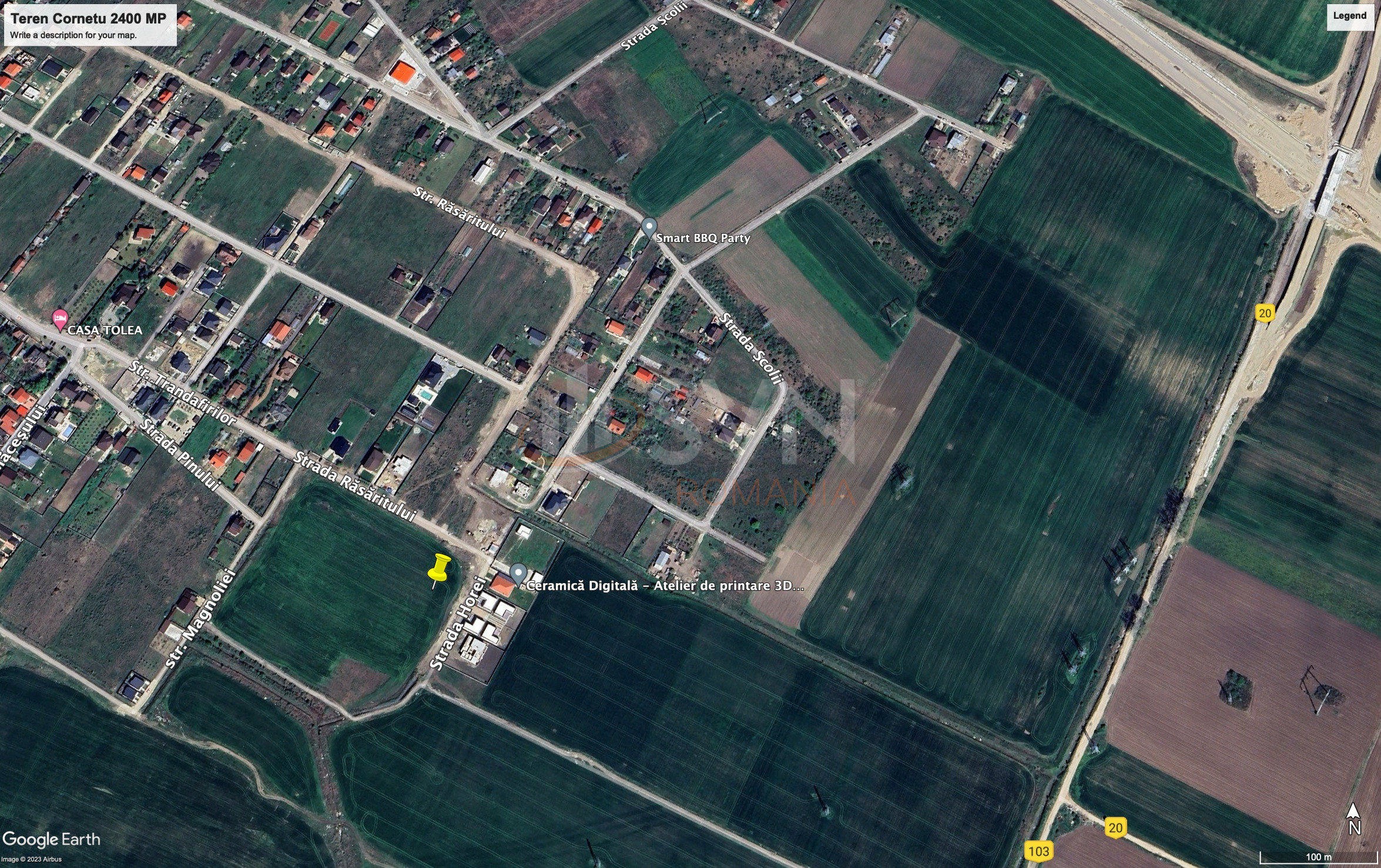 Teren 2400 mp Ilfov/Magurele