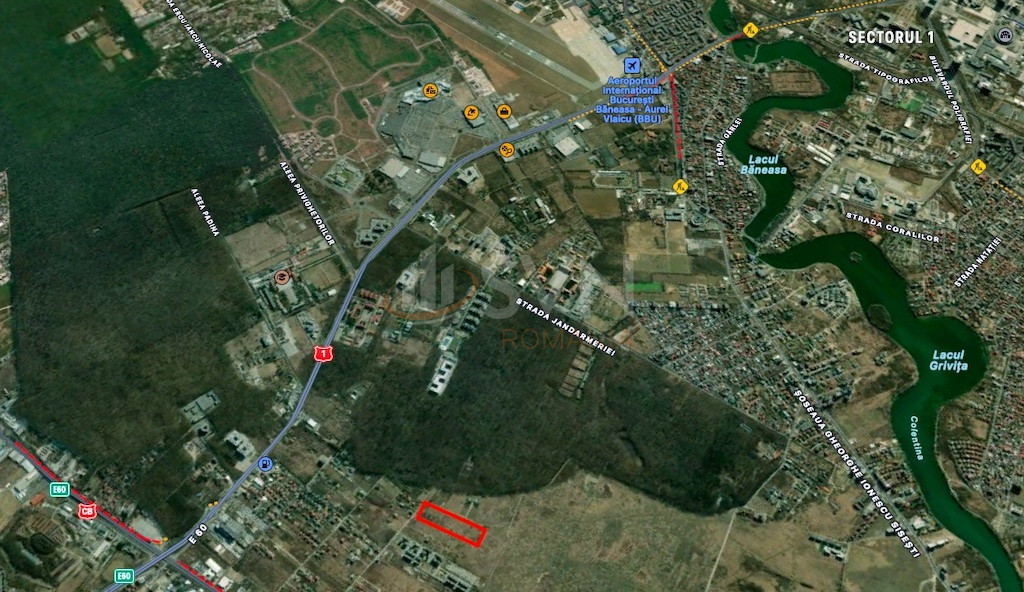 Teren 27580 mp Bucuresti/Sisesti