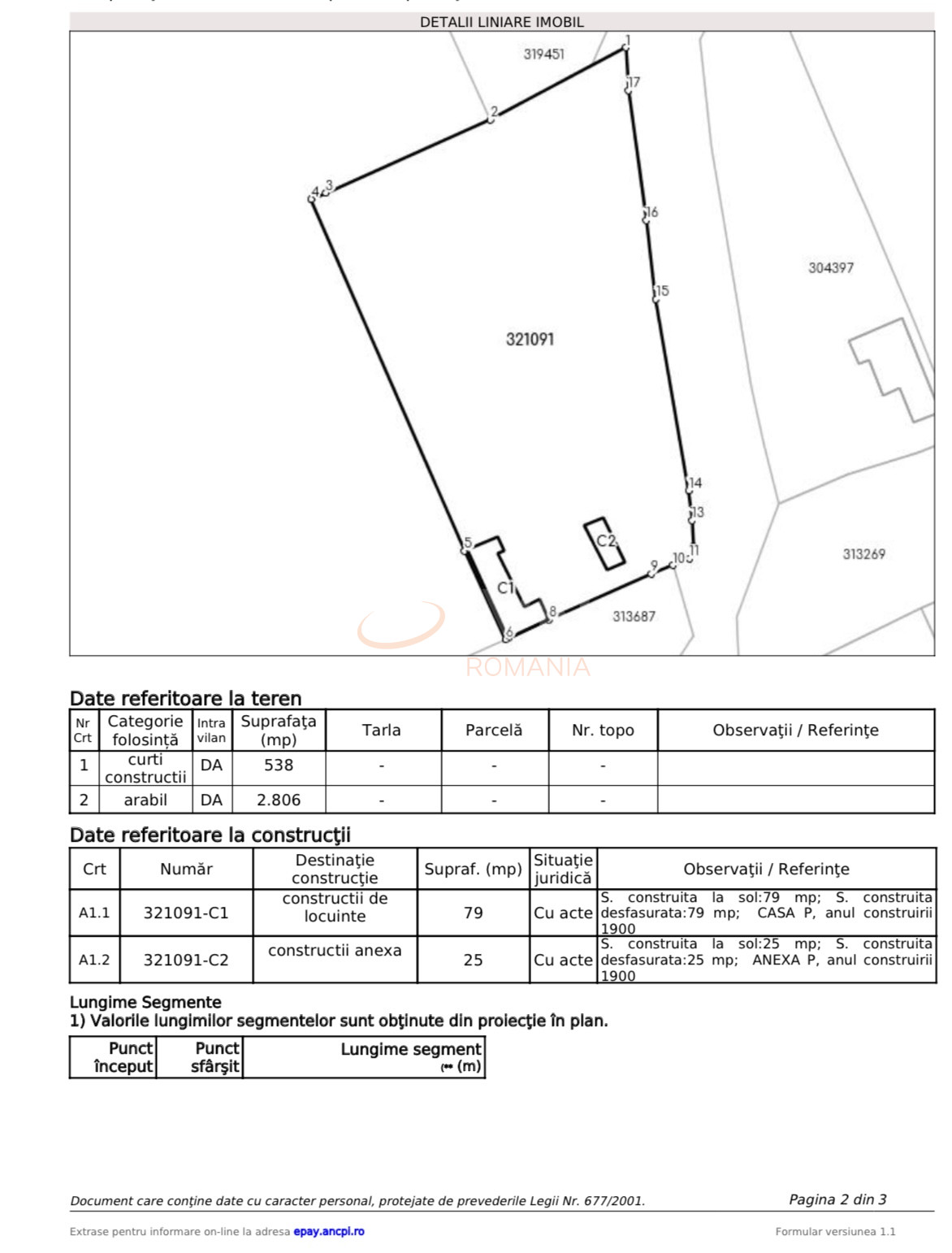 Teren 3344 mp Arad/Centru