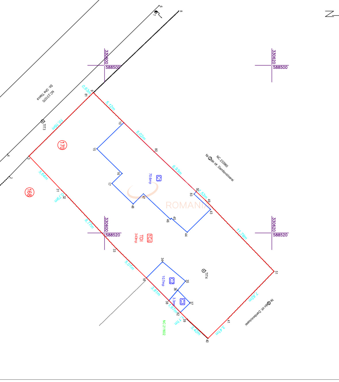 Teren 343 mp Bucuresti/Floreasca