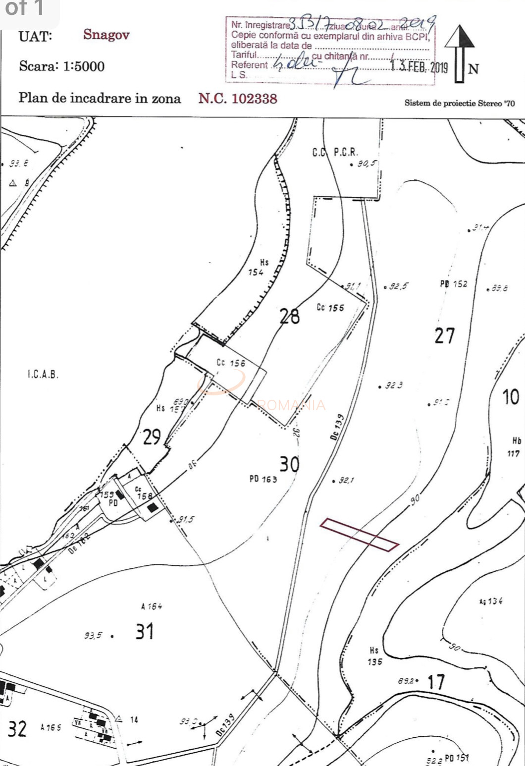 Teren 4003 mp Ilfov/Snagov