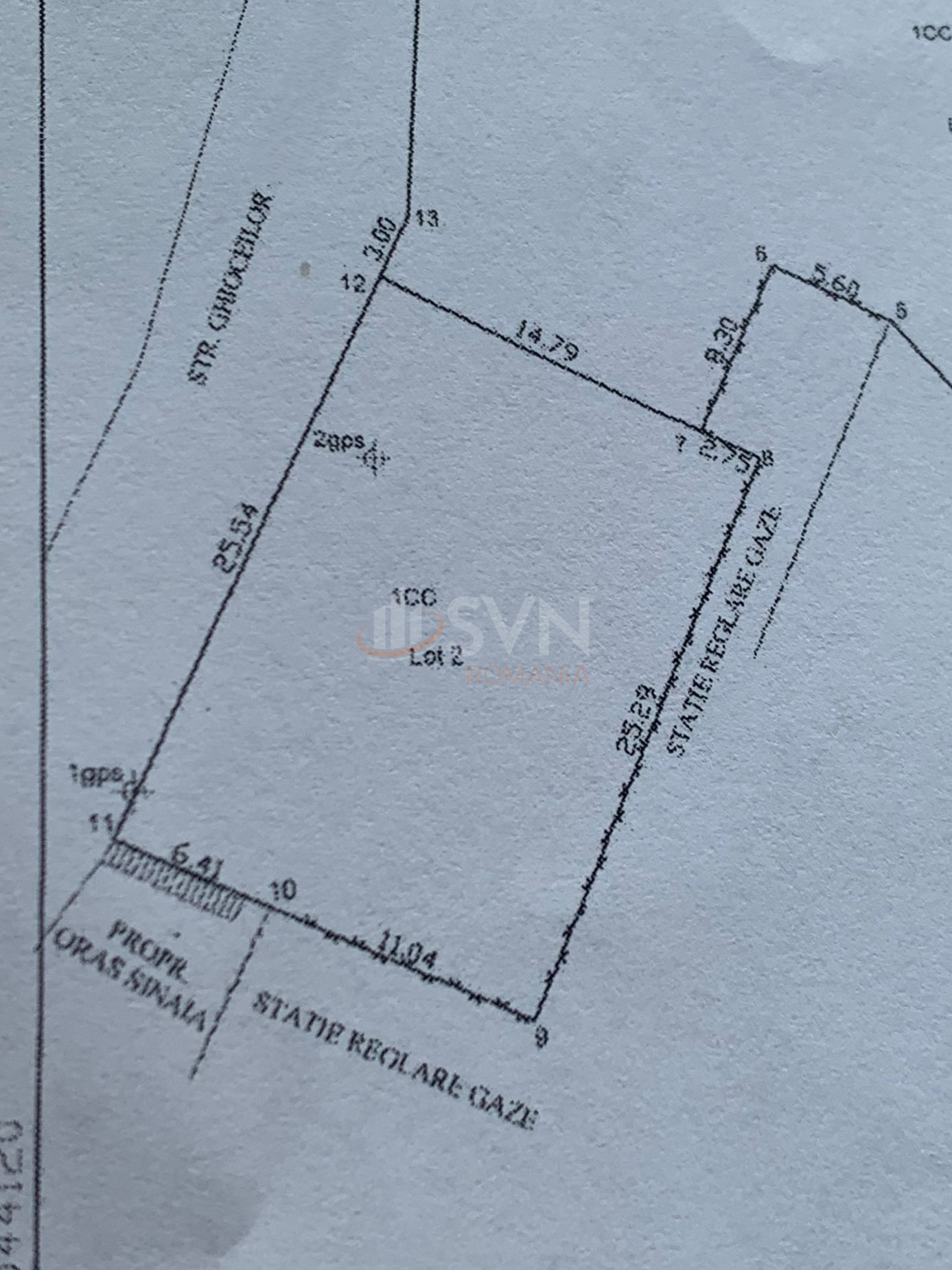 Teren 444 mp Prahova/Centru