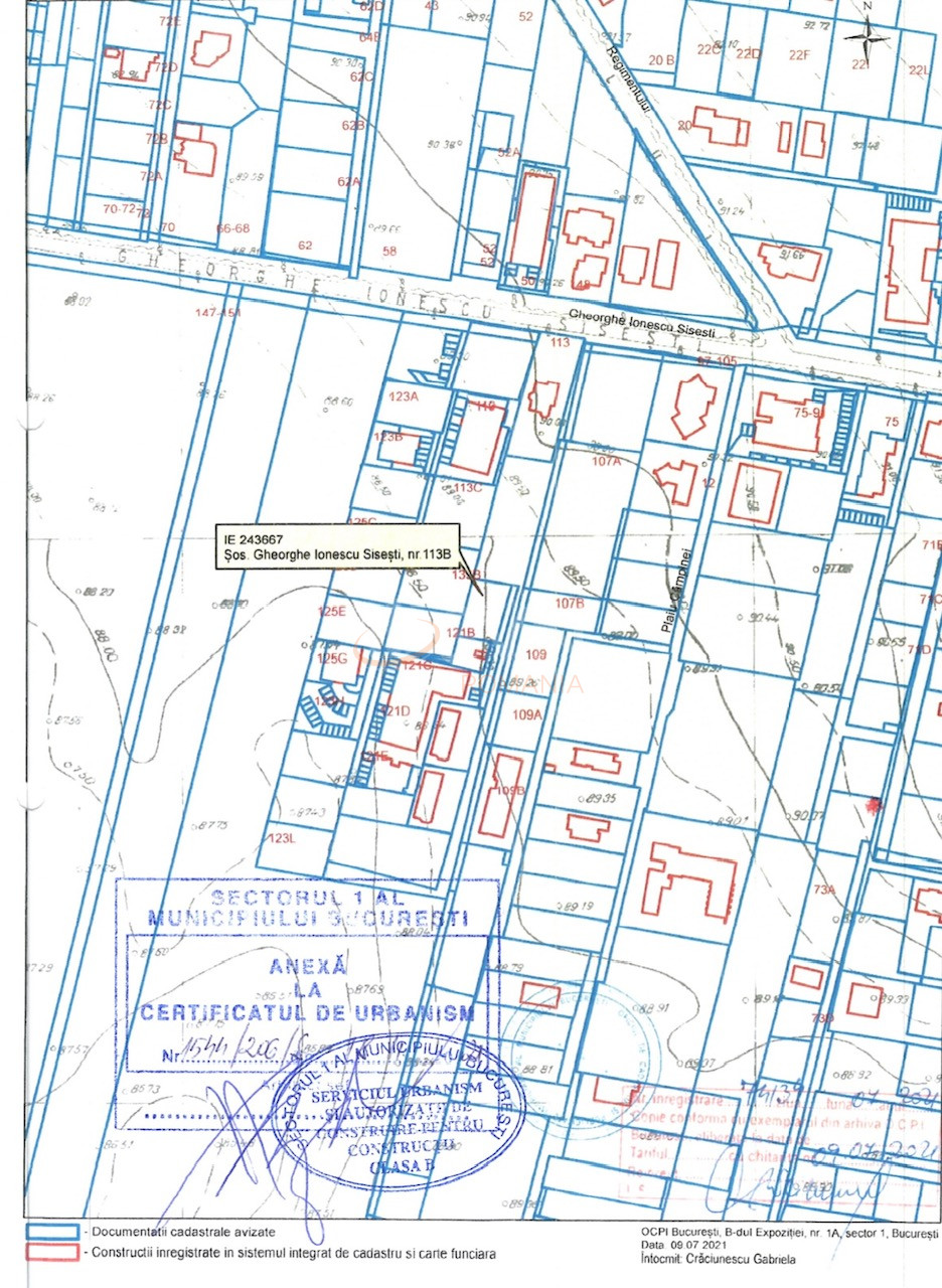 Teren 446 mp Bucuresti/Baneasa