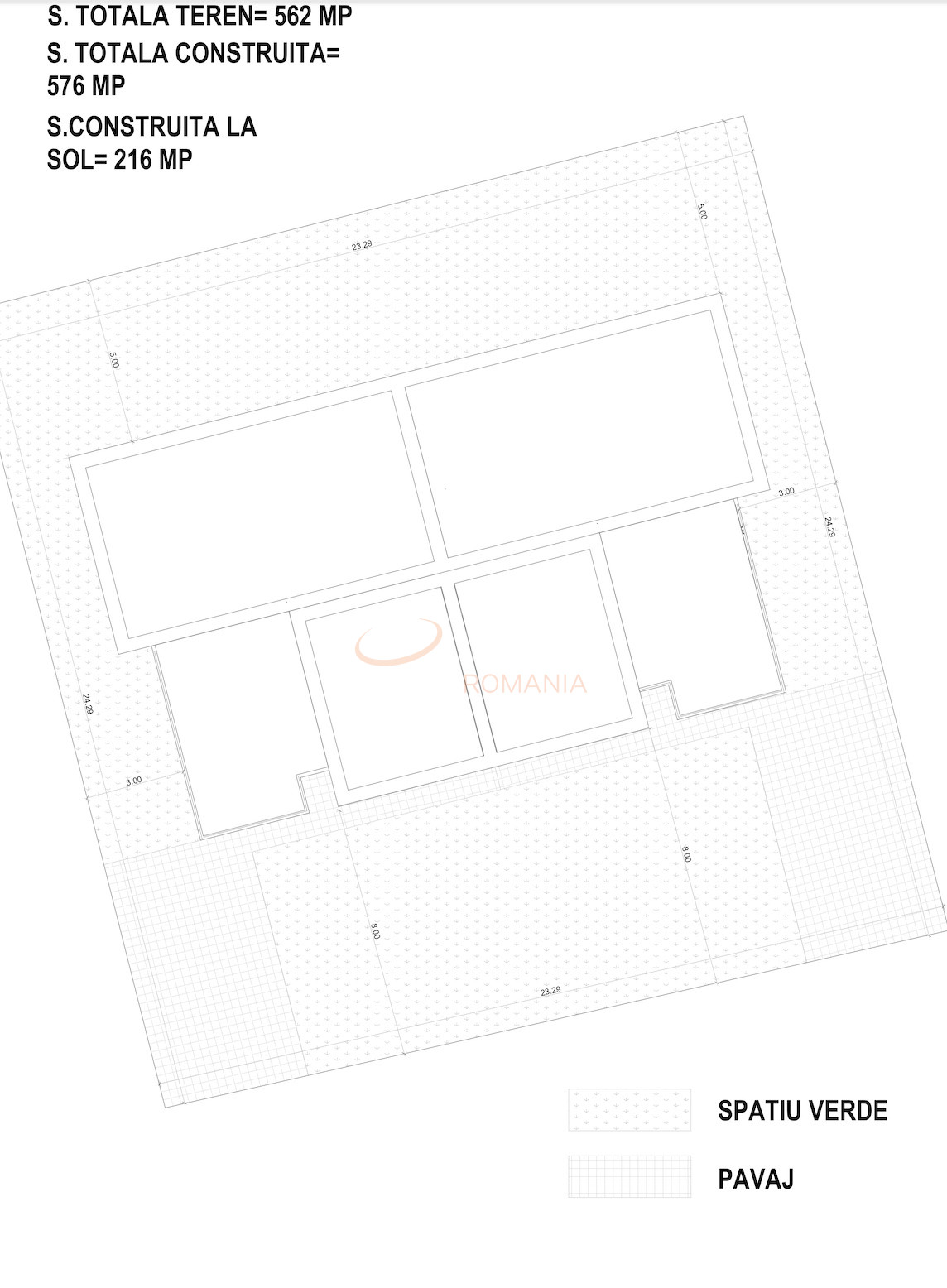 Teren 562 mp Bucuresti/Baneasa