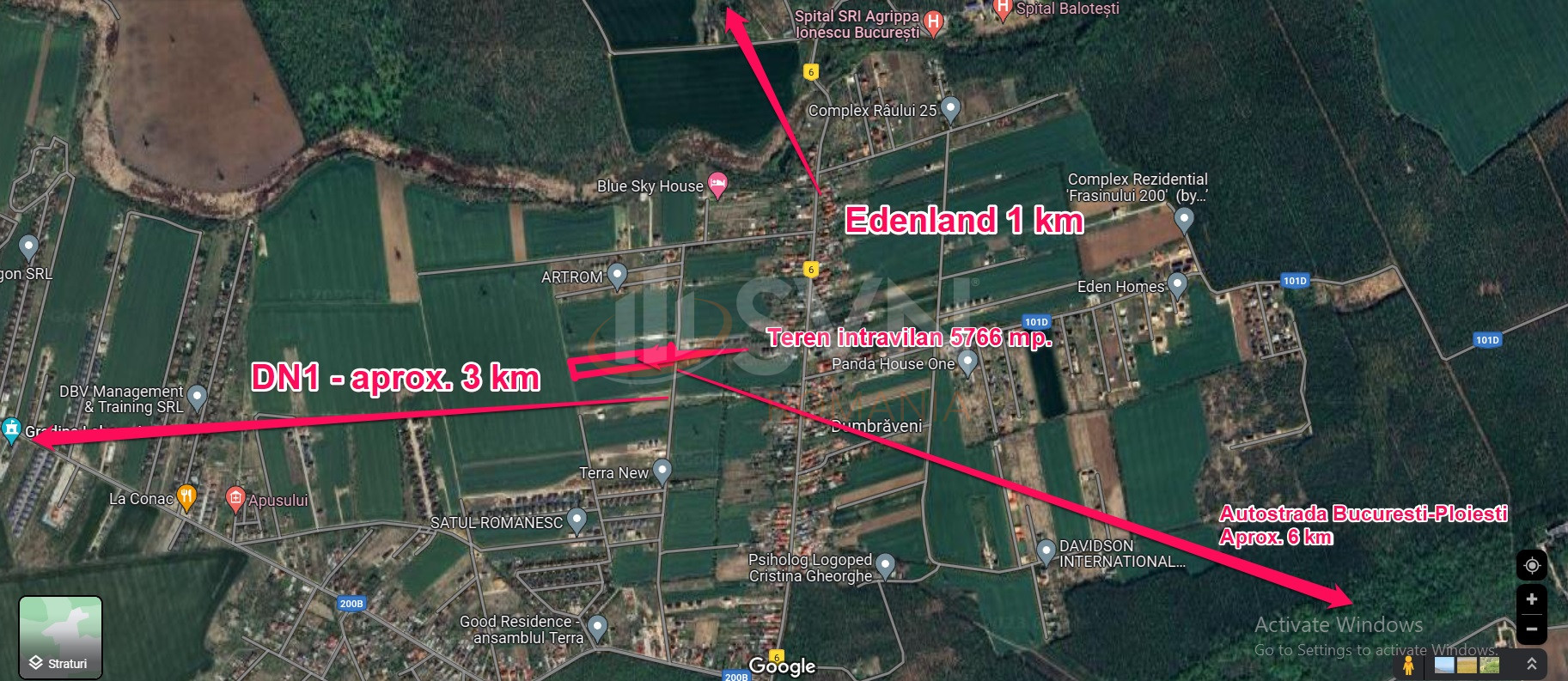 Teren 5766 mp Ilfov/Balotesti