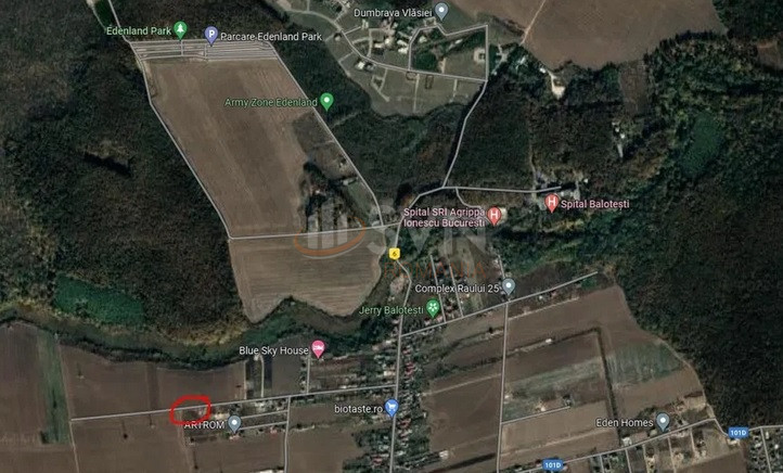 Teren 700 mp Ilfov/Balotesti