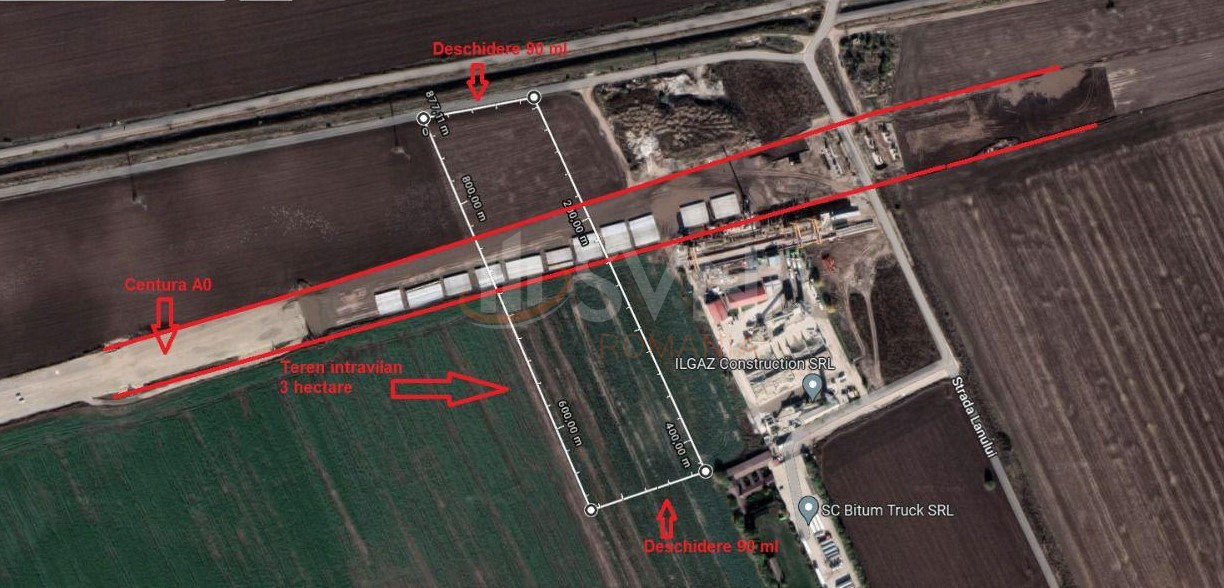 Teren 8650 mp Ilfov/Berceni